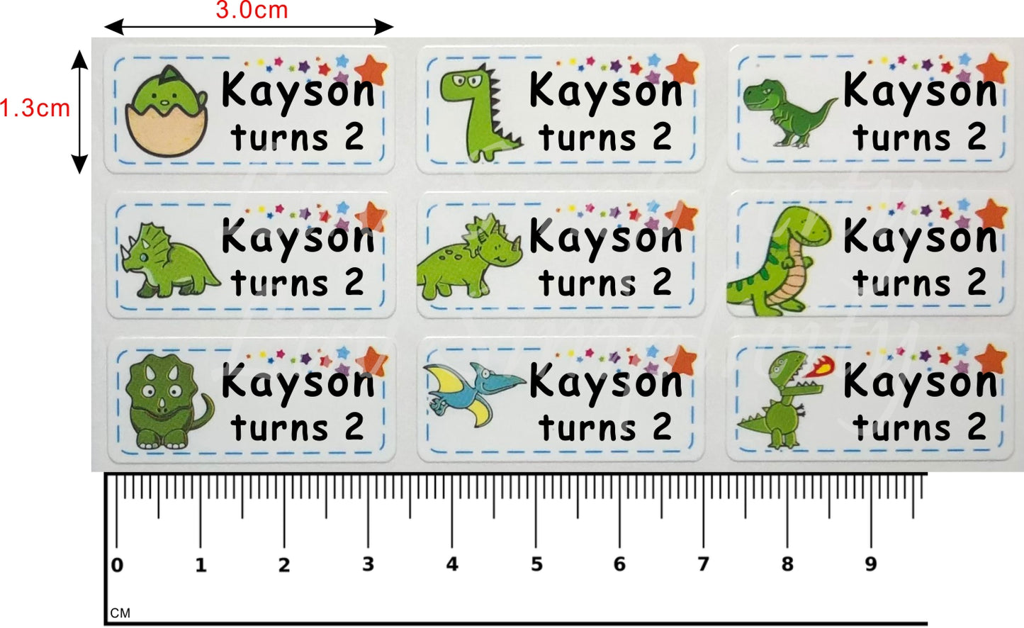 Personalised Name sticker M size