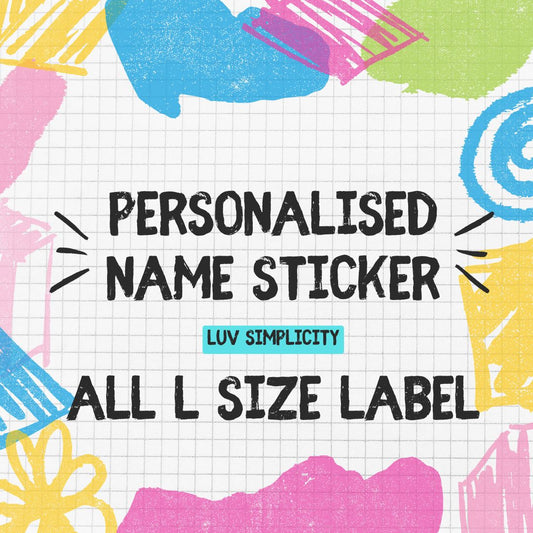 Personalised Name sticker L size